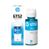 HP GT52 CYAN INK ORIGINAL INK BOTTLE
