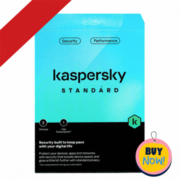 Kaspersky Standard Security (3-Device for 1 Year) - Digital Product Key