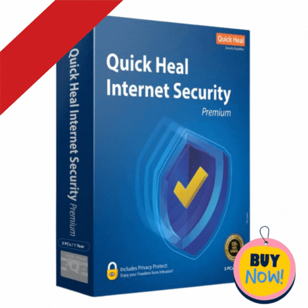 Quick Heal Internet Security (1-Device for 1 Year) – Digital Product Key