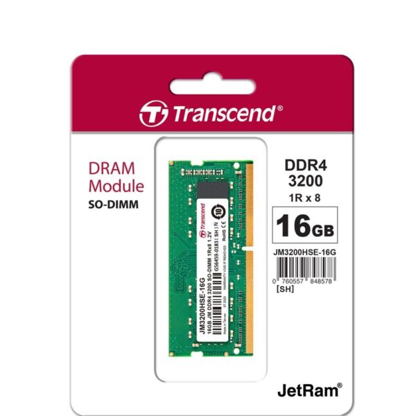 TRANSCEND 16GB DDR4 3200MHZ NOTEBOOK