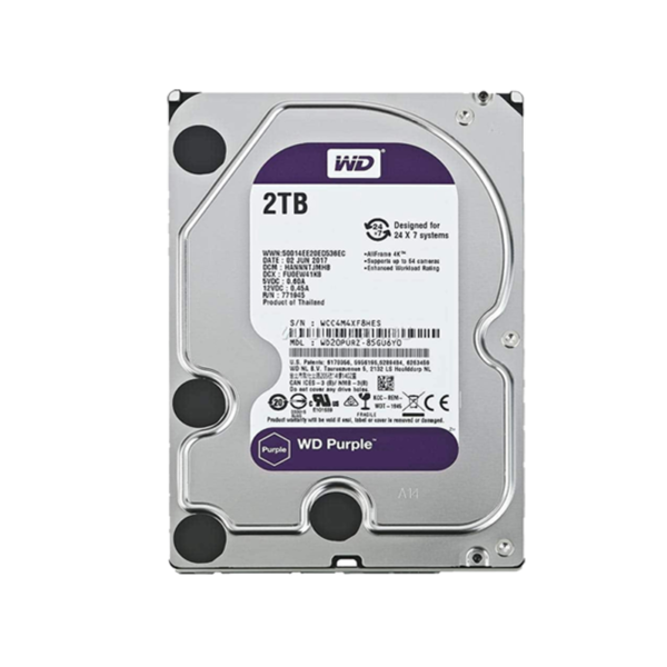 Hard Disk Wd 2TB Sata Purple