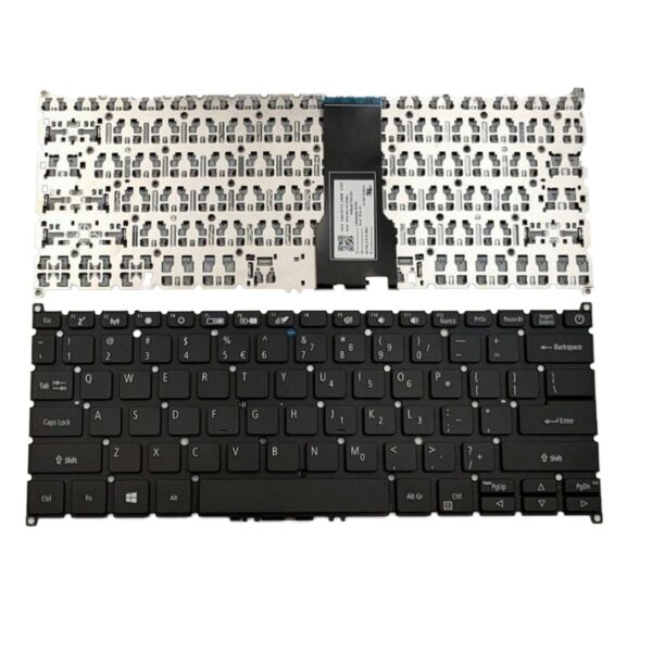 Laptop Keyboard Acer A514-54 Silver / BL