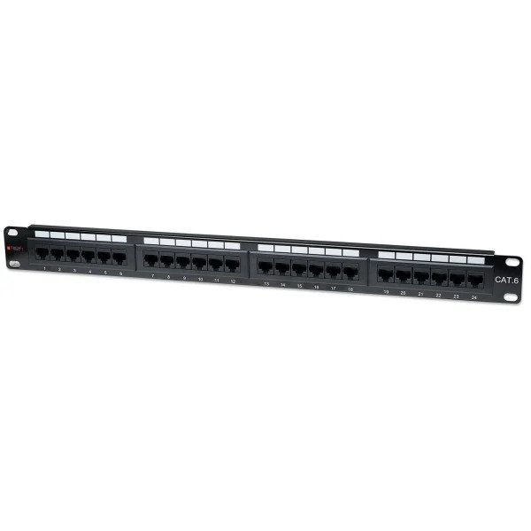 1764139205_PATCH20PANEL2024P.jpg CCTV -PATCH PANEL 24PORT CAT 6 -WT2029C - Image 1
