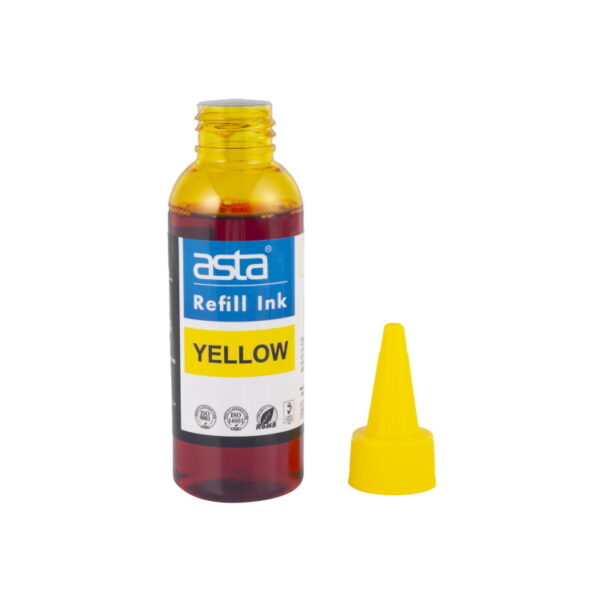 ASTA Refill Yellow Ink for HP, EPSON, Canon, Brother