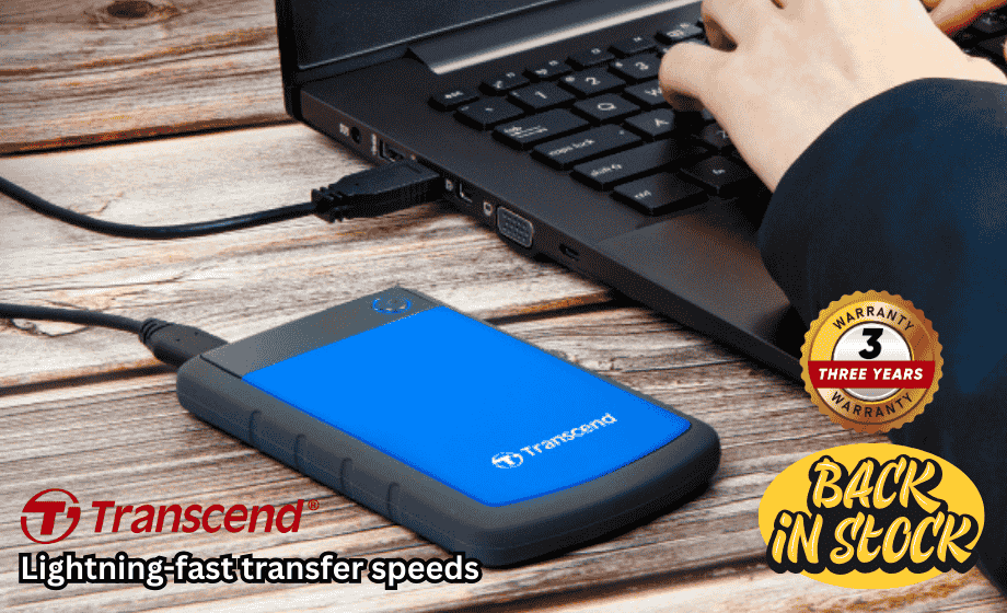 The StoreJet 25H3 external hard drive