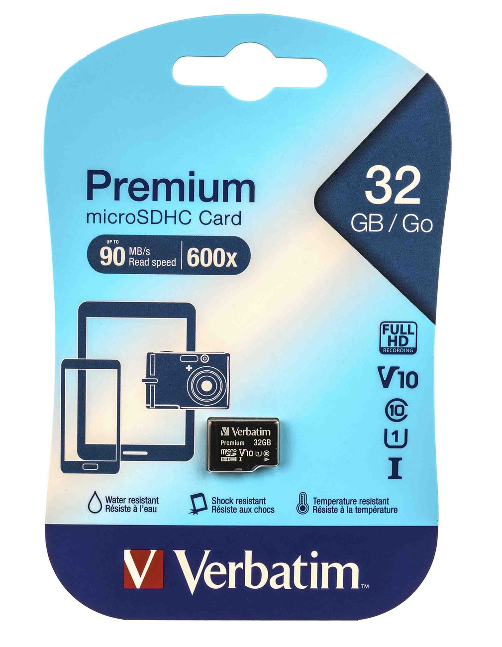 1784349577_F7504802-0120281292028129.jpg VERBATIM 32GB PREMIUM MICRO SDHC CARD - Image 1