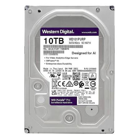 1786435599_images20285829.jpg Hard Disk Wd 10tb Sata Purple - Image 1