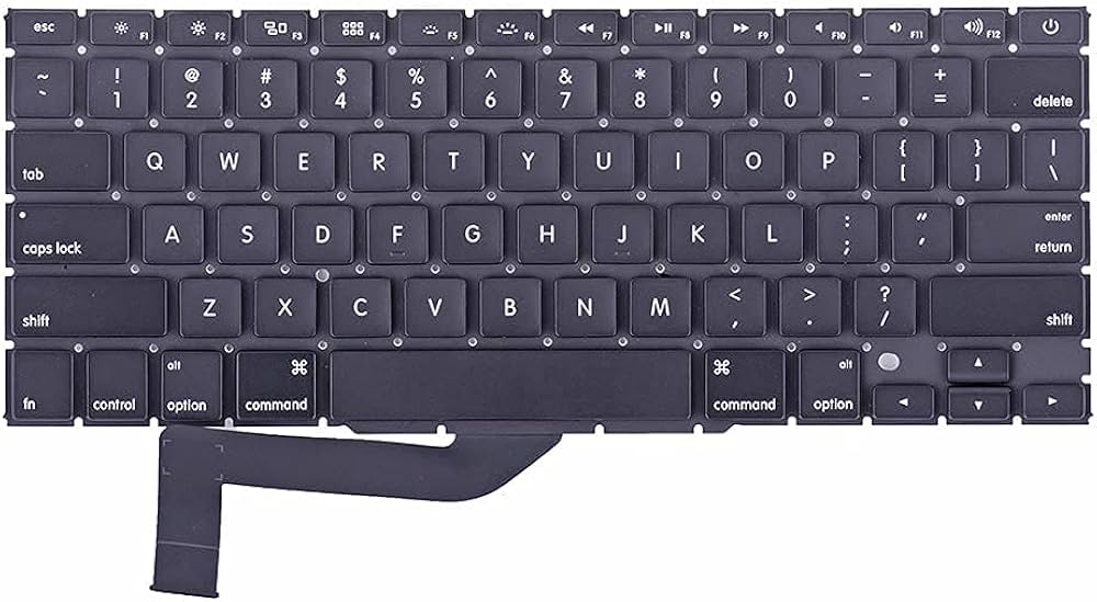 1789616838_51Zo0CWb24L._AC_UF10002C1000_QL80_.jpg Laptop Keyboard For Apple A1398 - Image 1